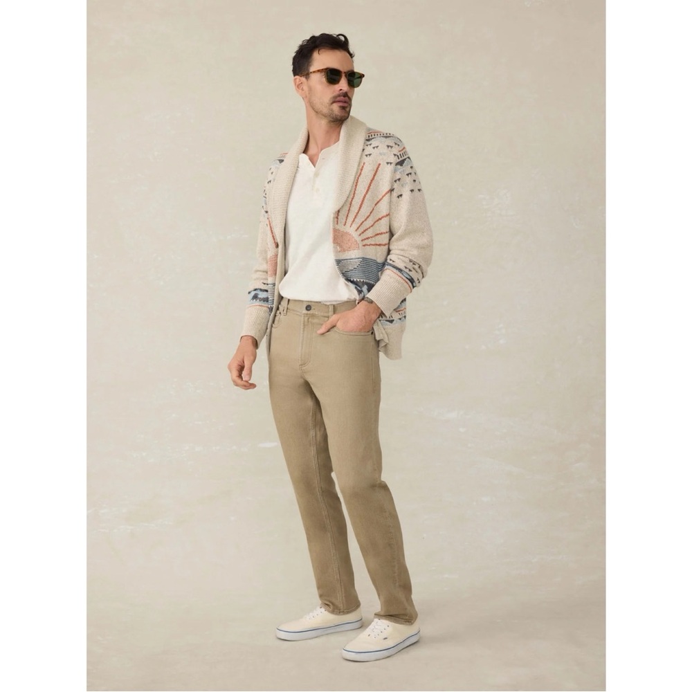 Faherty Slim Fit Stretch Jeans